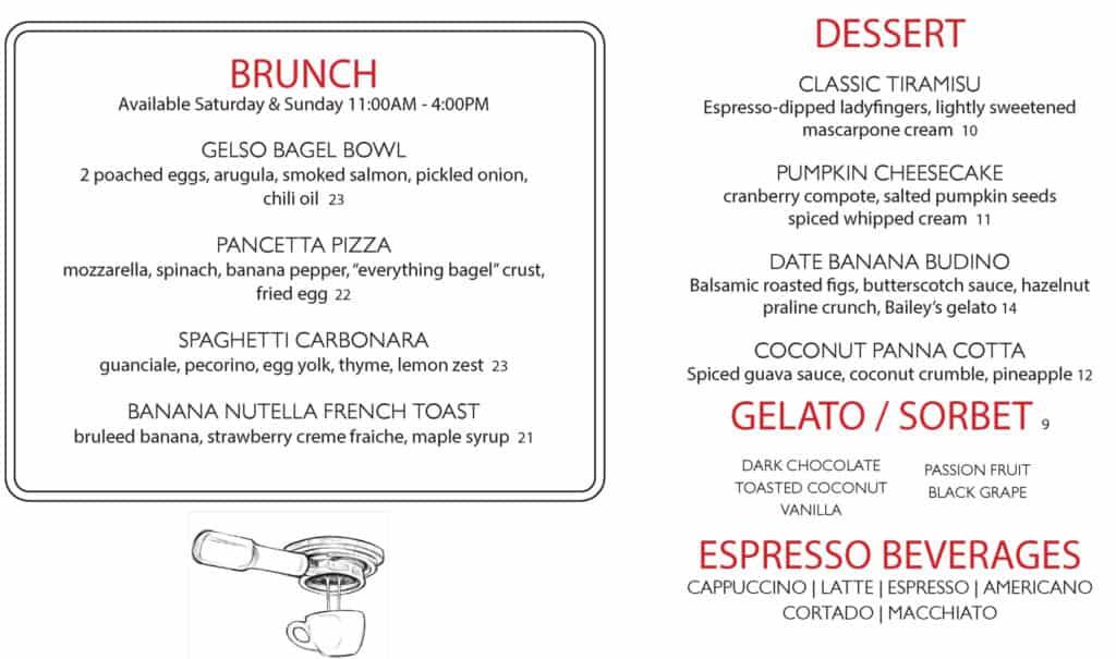 Gelso & Grand Menu - Image 3